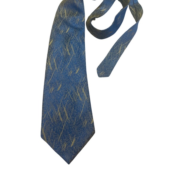 Rudee Ricco Other - 🛍️4/$20🛍️ Rudee Ricco vintage silk tie, Italian designer, handmade blue gold
